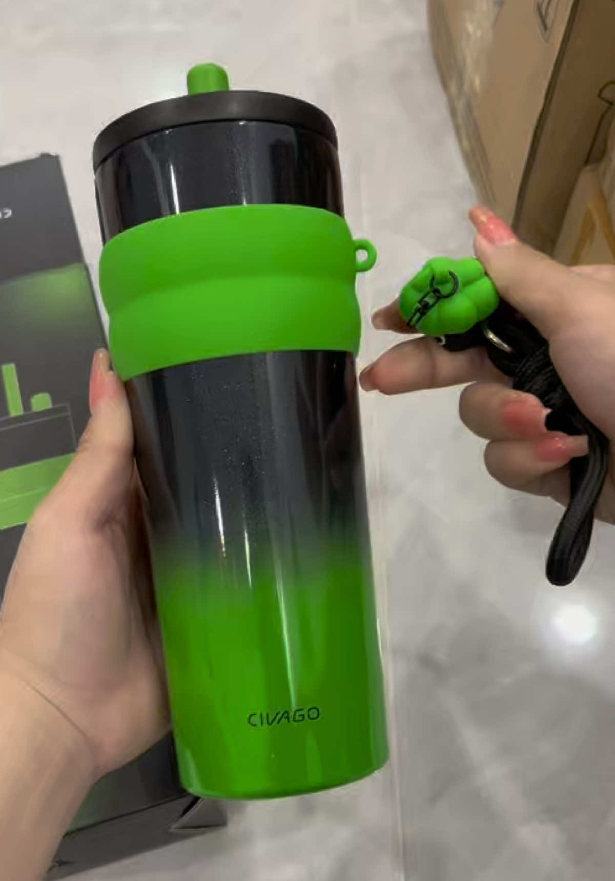 Ly giữ nhiệt Civago#emkieutaphoa #lygiunhiet #civago #lygiunhietcivago 