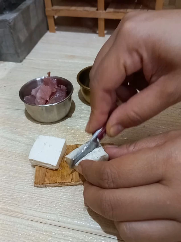 persiapan masak ikan di dapur mini #minicooking #dapurmini #tinykitchen 