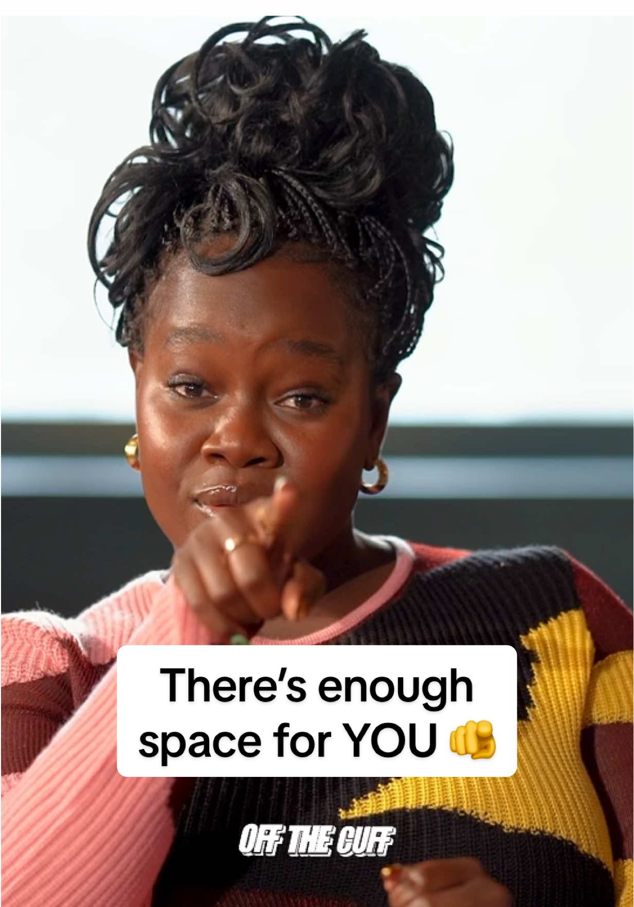 There’s enough space for YOU 🙌🏽 Powerful episode out now with @Achieng Agutu | Confidence 👑 . Link in bio!  #offthecuff #inspiration #share #content #nyc #newyork #flowers #confidence #gems #advice #reminder #fyp #success #blackgirlmagic #faith #water #creator #entrepreneur #podcast #you 