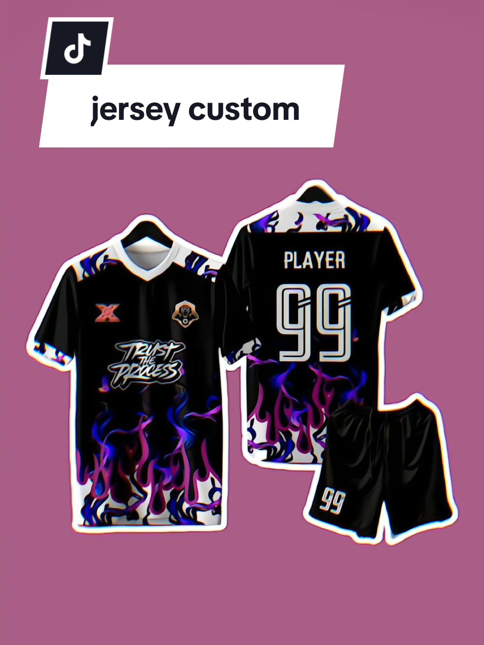 cara tambahkan nama nomor dll ada di profil #jersey #jerseycustom #setolahraga 