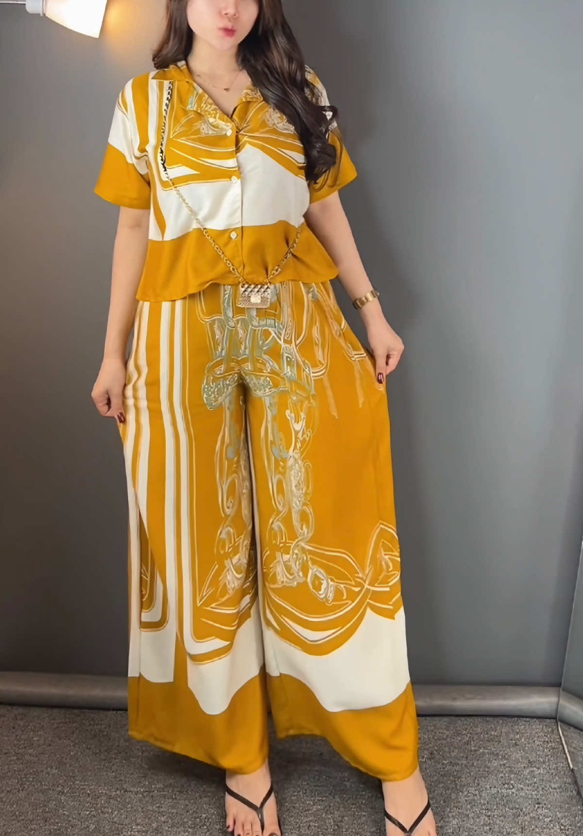 rekomendasi one set setelan crop wanita + celana rayon😍 #outfitinspo #oneset #onesetrayon #setelanwanita 