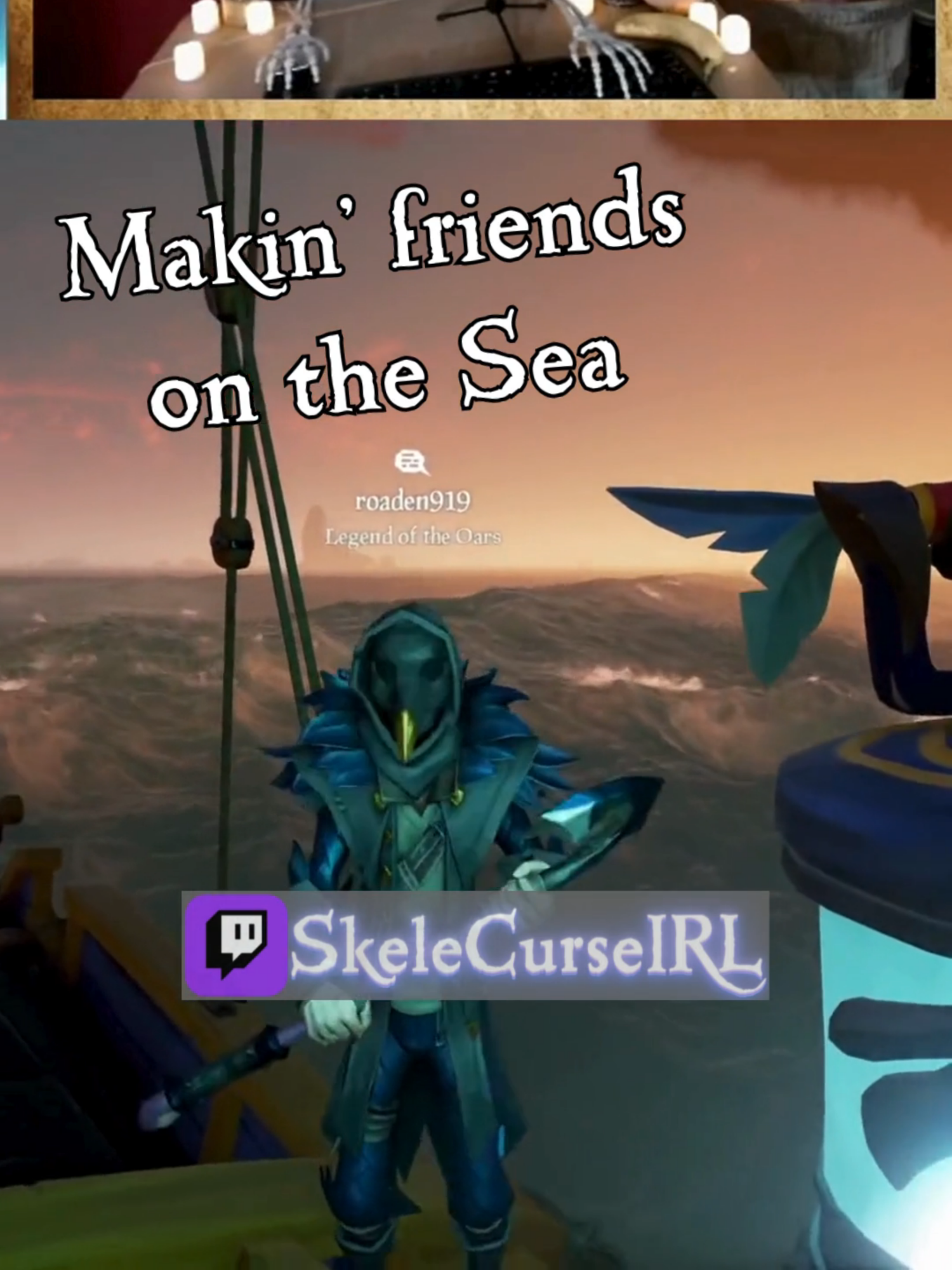 Makin' Friends on the Sea #seaofthieves #sot #bemorepirate #seaofthievesfunnymoments #fyp