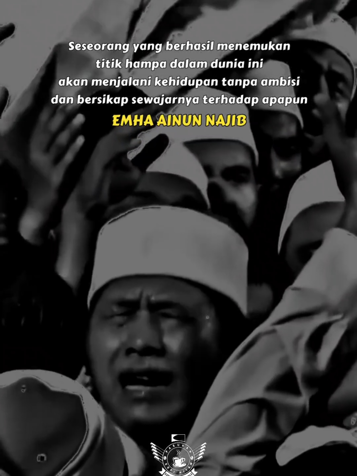 urip mung mampir ngopi☕ #storywhatsapp #darkvibes #sadstory #pasukankopihitam #mbahnun #caknun #maiyah 