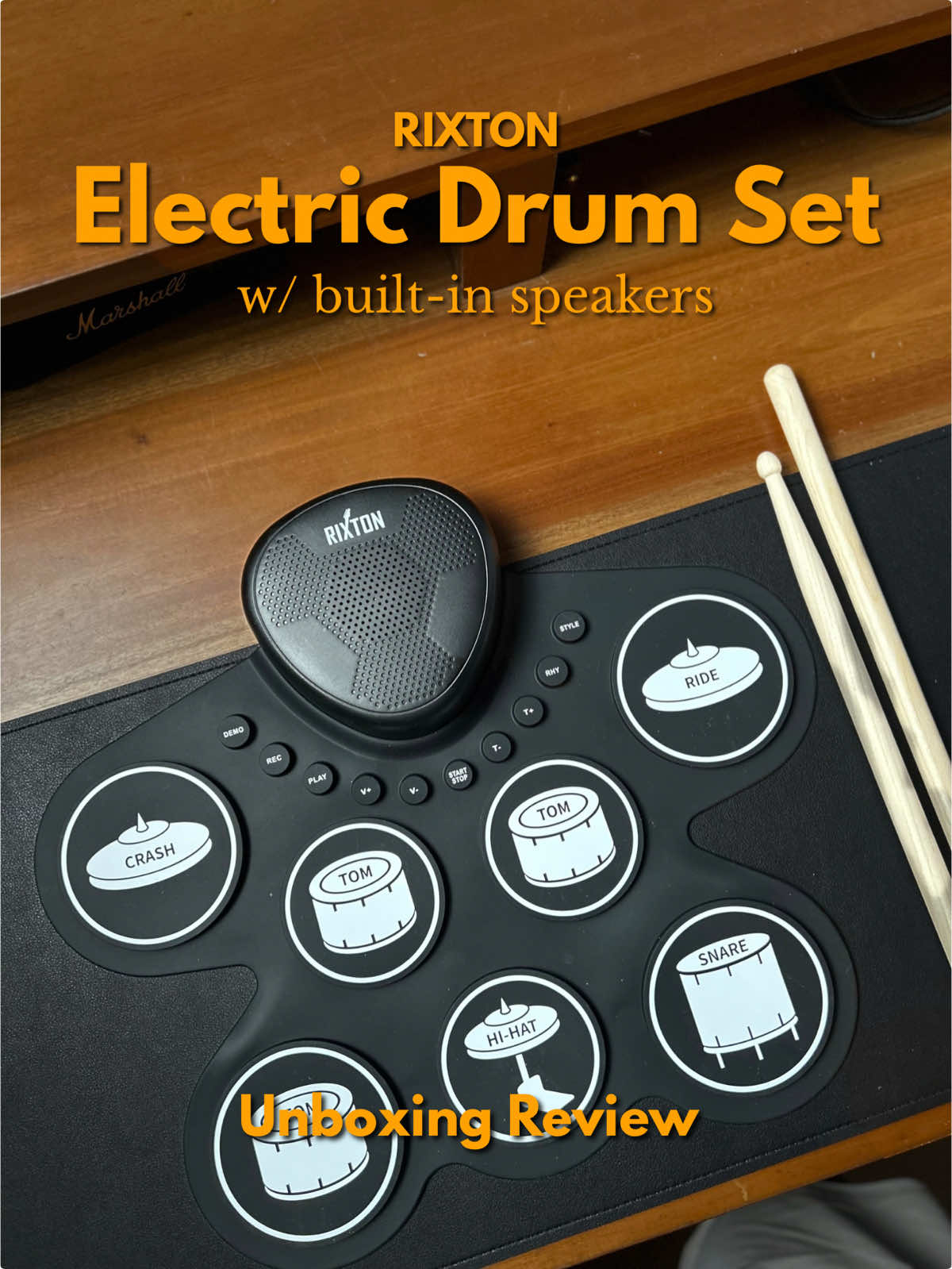 Electric Drum set for beginners. Learn how to play drums at home! #RixtonMusic #Rixton #electricdrums #drumpad