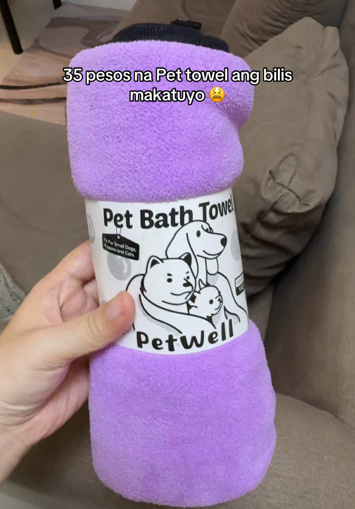 sign mo na din para bumili ng gantong kakapal n towel 🥹 #pettowelbath #towelbath 