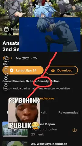 PEMBOHONK PUBLIK😹🥲                #ansatsukyoushitsu #assasinationclasrooom #korosensei #fyp #margakgy #kgysenpai #am #alightmotion #alightmotion_edit #fyppppppppppppppppppppppp #foryoupage #fyp #ramegaknih 