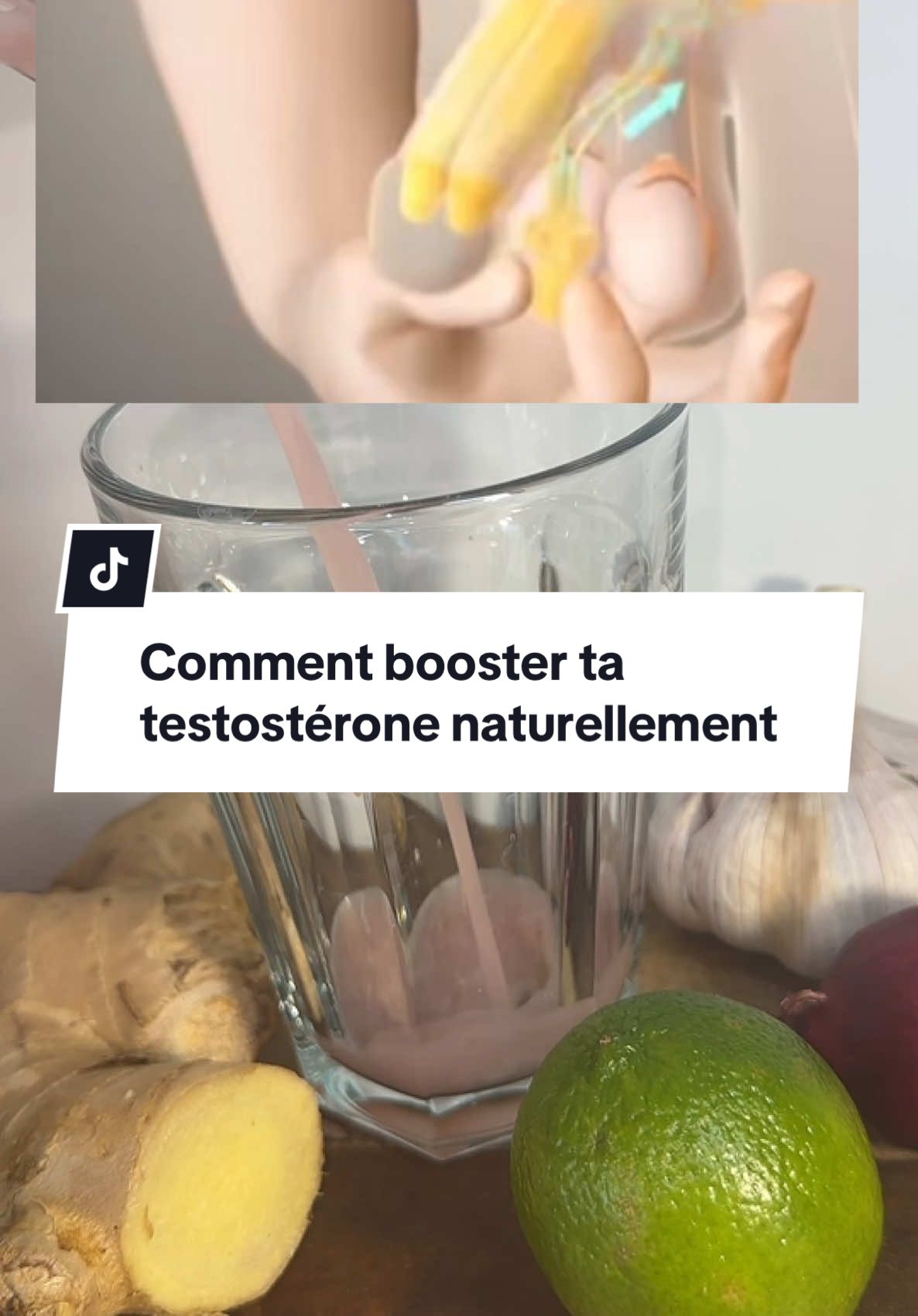 Comment booster ta testostérone naturellement #gingembre #citron #remedenaturel #testostérone #fyp 