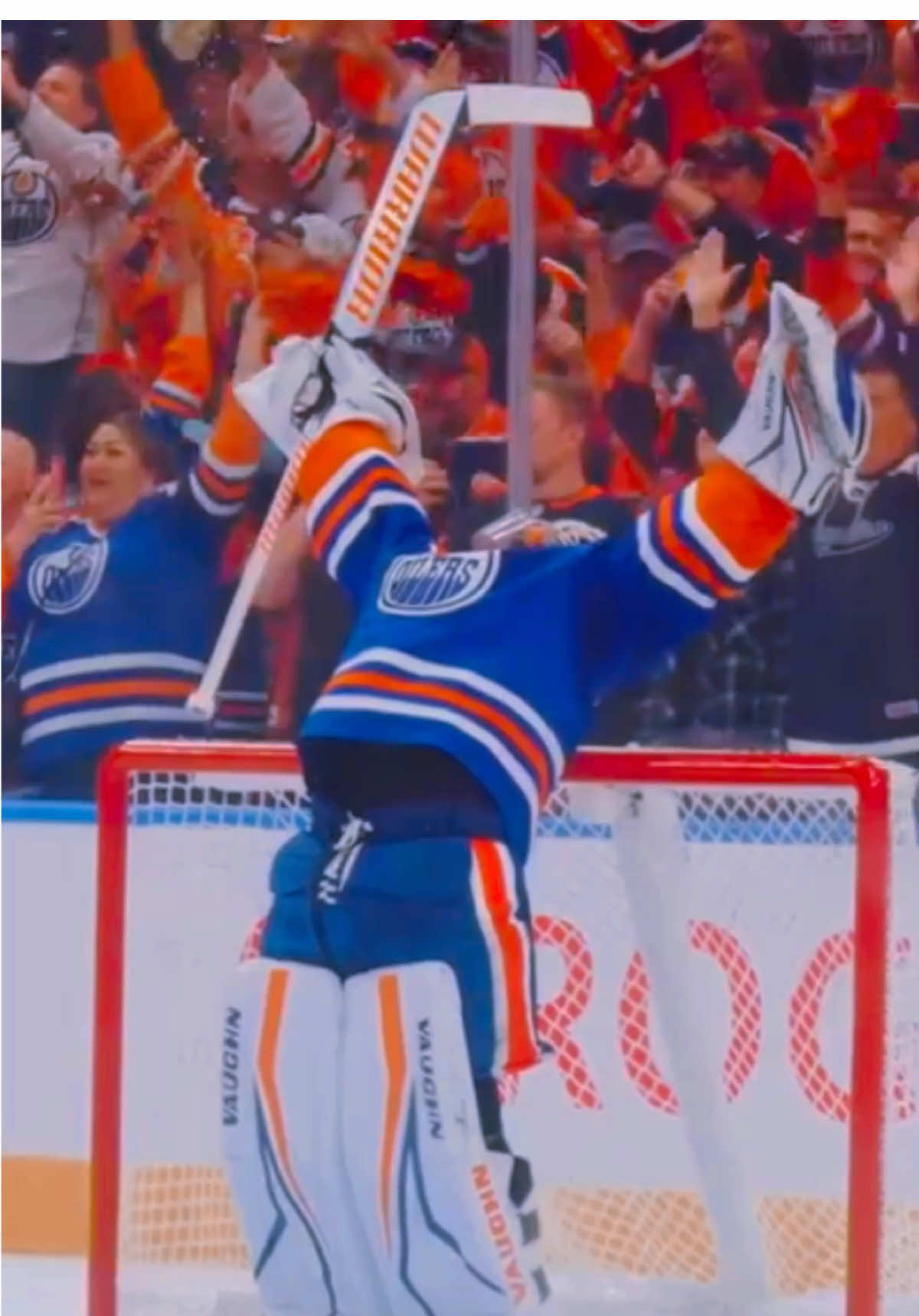 Oilers close out Kings in Game 6 to advance to second round! “Relief” #Oilers #Kings #Playoff #NHL 