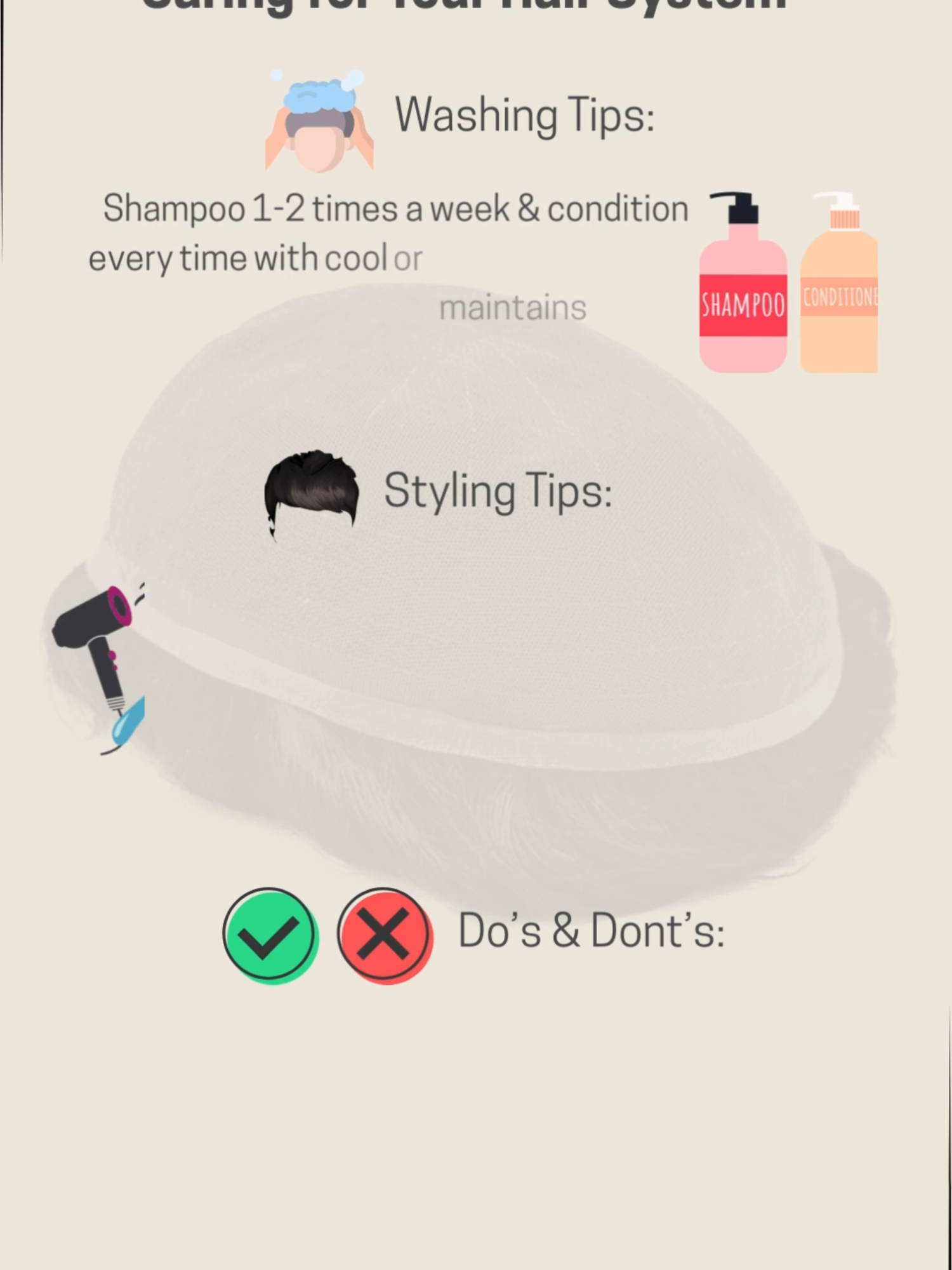 Keep your hair system looking fresh and natural with these easy home-care tips! 💇‍♂️✨ Learn why each step matters and avoid common mistakes to ensure your hair system stays in top shape. Save this post for future reference! 📌 #aremyhair #8APerakRoad #singapore #remyhair #hairreplacement #hairreplacementsystems #hairlosssolution #hairloss #balding #hairfall #hair #hairstyles #haircut #hairgoals #hairpiece #toupee #wig #confidence #beauty #fyp