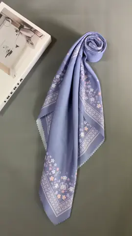 Hijab segi empat voal motif bunga #segiempatvoalmotif #hijabstyle #hijabitiktok #viral #fyp 