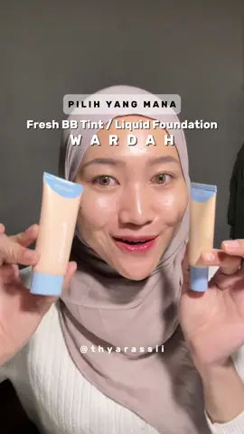 Aku tunjukin bedanya si #skintintwardah & #lighteningfoundation @Wardah Beauty Official 