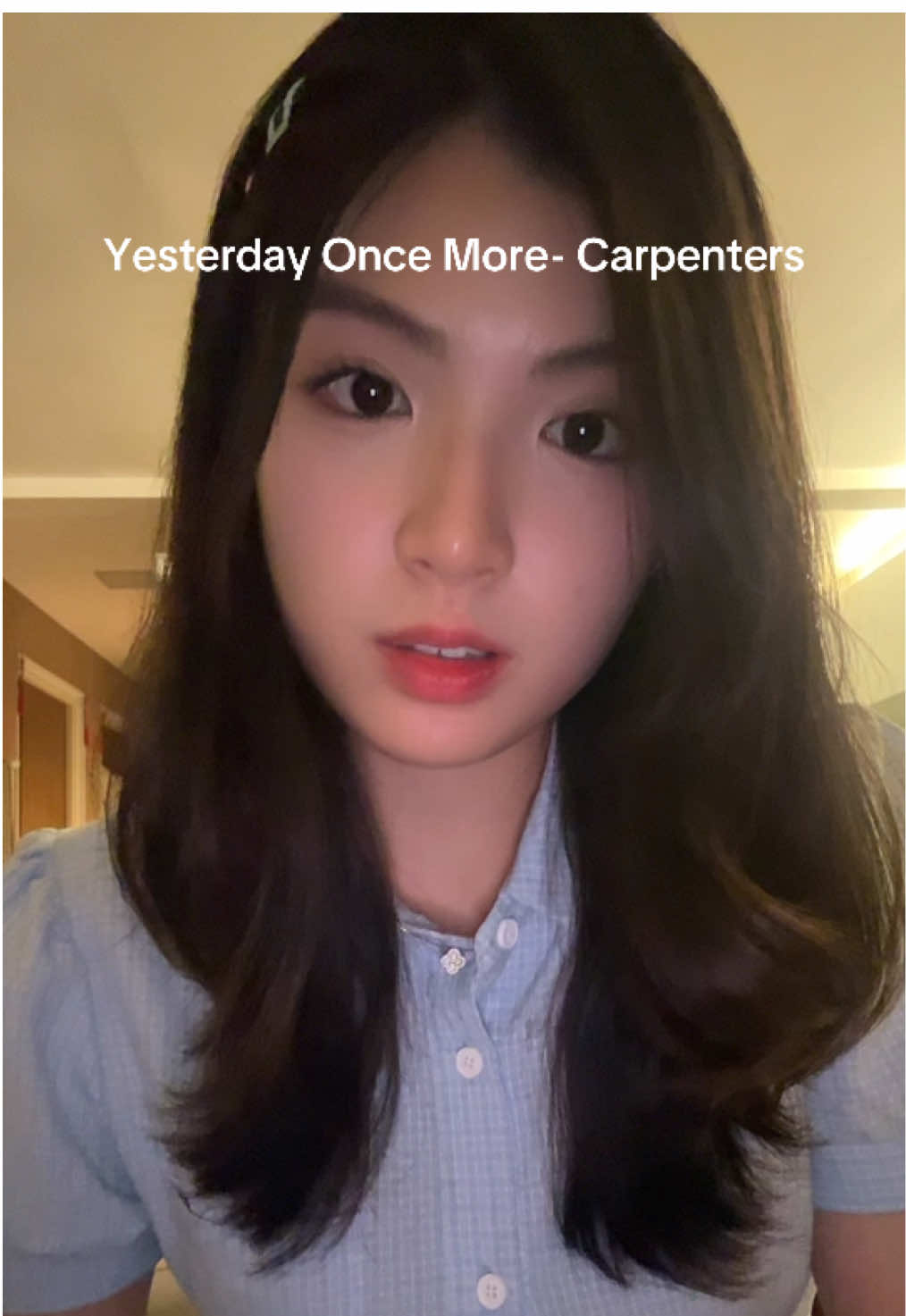 Feeling classic today 🎵 ❤️ #yesterdayoncemore #yesterdayoncemorebycarpenters #carpenter #classic #classicalmusic #cover #songcover #genz #sg #05 