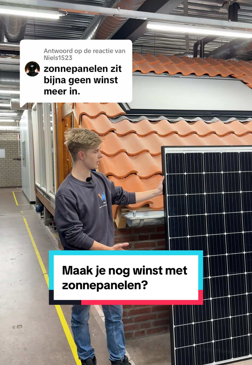 Antwoorden op @Niels1523 de energie transitie stopt echt niet opeens. ☀️ Wat vinden jullie hier van? #iwnederland #zonneenergie #installatietechniek #zonnepanelen #energietransitie 