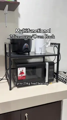 Talaga space saver & ma oorganize ang mga appliances, spices, bottles at marami pa iba ✨ #microwaverack #microwaverackorganizer #organizer #kitchenorganizer #musthave #sulitfinds #tiktokfinds 