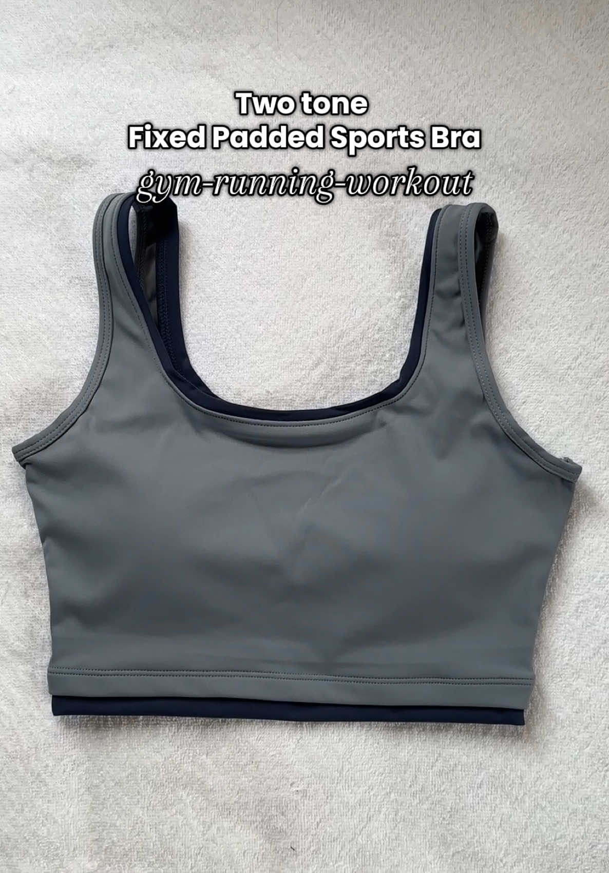 Two tone not removable sports bra crop top #sportsbra #sportsbras #paddedsportsbra #highimpactsportsbra #gymbra #gymoutfit #gymoutfitwomen #workoutbra #workoutoutfit #tanktop #tanktopforwomen #paddedtanktop #tanktopviral #workouttop #outfit 
