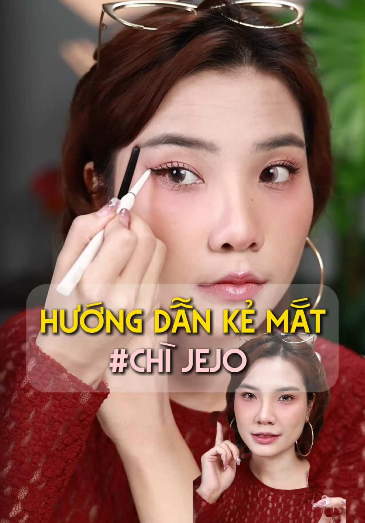 Hướng dẫn kẻ mắt  #goclamdep #kemat #jejo 