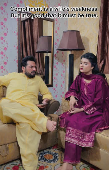 Compliment is a wife's weakness 😂 #hariscomedy 