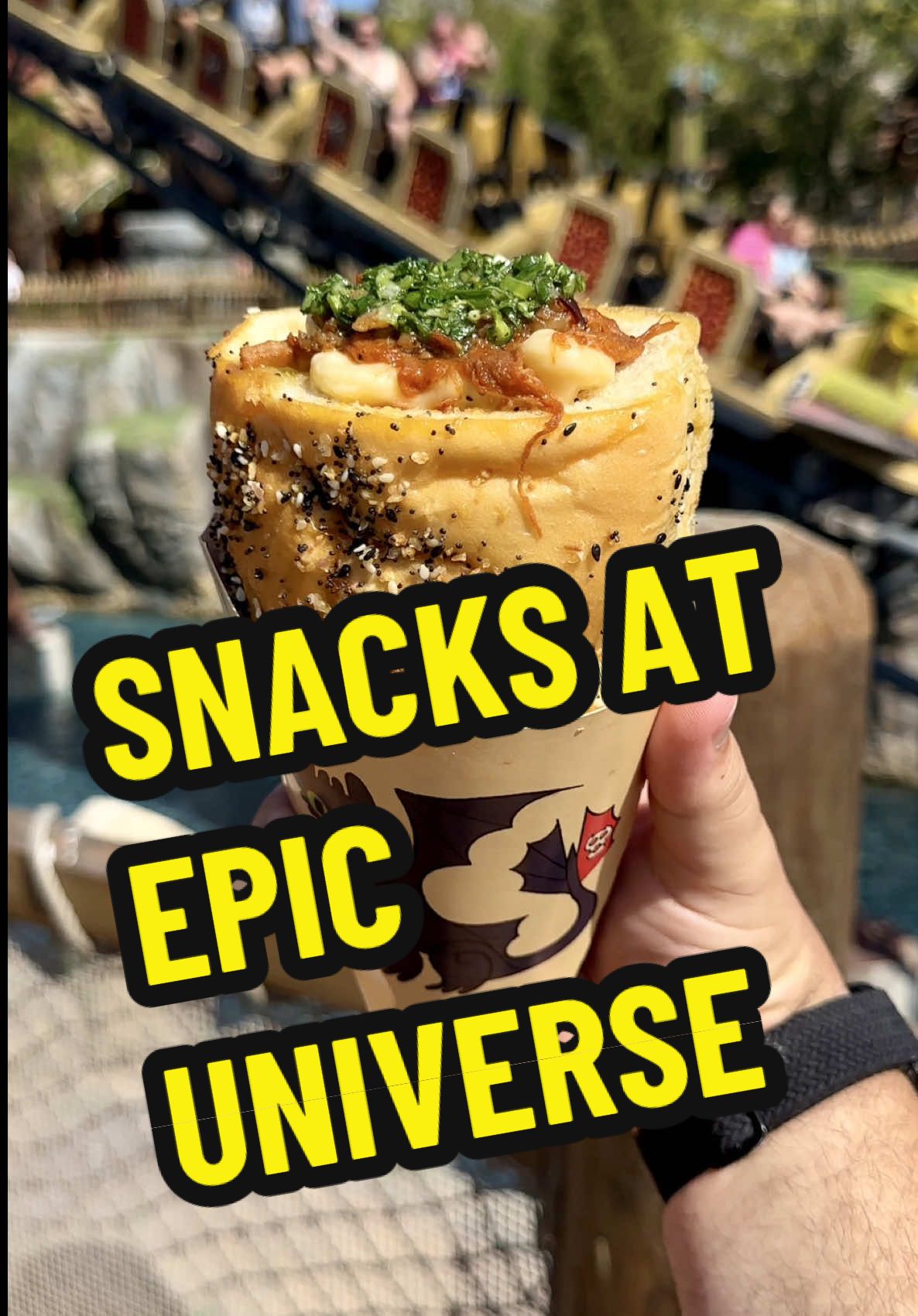 Here is pricing + location 👇  Epic Universe | Opening May 22, 2025 📍1001 Epic Blvd, Orlando, FL 32819  DK Crush Float - $18.99 (includes souvenir cup and spoon) 📍The Bubbly Barrel in Donkey Kong Country in Super Nintendo World DOLE Whip Banana Cream with sprinkles, chocolate pieces, and caramel popcorn in a waffle bowl — served on top of a cup of Pineapple Fanta Soda.  Beau Thé Bleu d’Occamy: Occamy Tea - $6.49 📍Bar Moonshine in Wizarding World of Harry Potter Ministry of Magic PB&J Mac and Cheese Cone - $15.99 📍Hooligan’s Grog & Gruel in Isle of Berk Creamy mac and cheese with BBQ harissa pulled pork, maple candy bacon, and chopped parsley served in a crunchy cone @Universal Destinations   #orlandofood #orlandofoodie #thingstodoinorlando #stufftodoinorlando #universalorlando #epic 