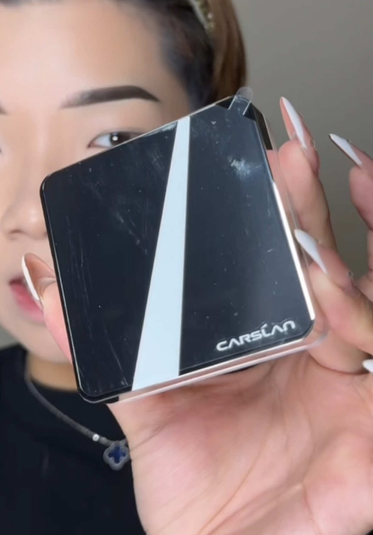 CARSLAN PRESSED POWDER SPF50+ PA+++ REVIEW JUJUR #reviewtroyling #reviewjujur 