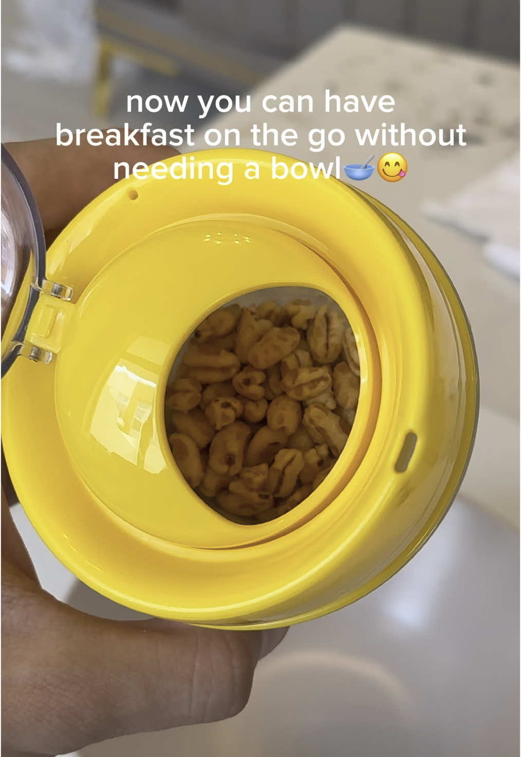 And the cereal won’t get soggy😋🙌 #MuesliCup #tiktokmademebuyit #Crunchy #Cereal