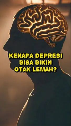 Kenapa Depresi Bikin Otak Lemah? Depresi bukan cuma soal suasana hati 😞 Penelitian menunjukkan, depresi bisa merusak koneksi antar sel otak 🧠, memperlambat kerja memori 🗂️, dan menurunkan kemampuan fokus 🎯 Bahkan, area otak seperti hippocampus bisa menyusut akibat stres berkepanjangan ⚠️ Jangan anggap remeh—mental yang terganggu bisa melemahkan otak secara fisik. #CerminRaga #KesehatanMental #Depresi #Otak #MentalHealth #KesehatanOtak #Psikologi #FaktaKesehatan