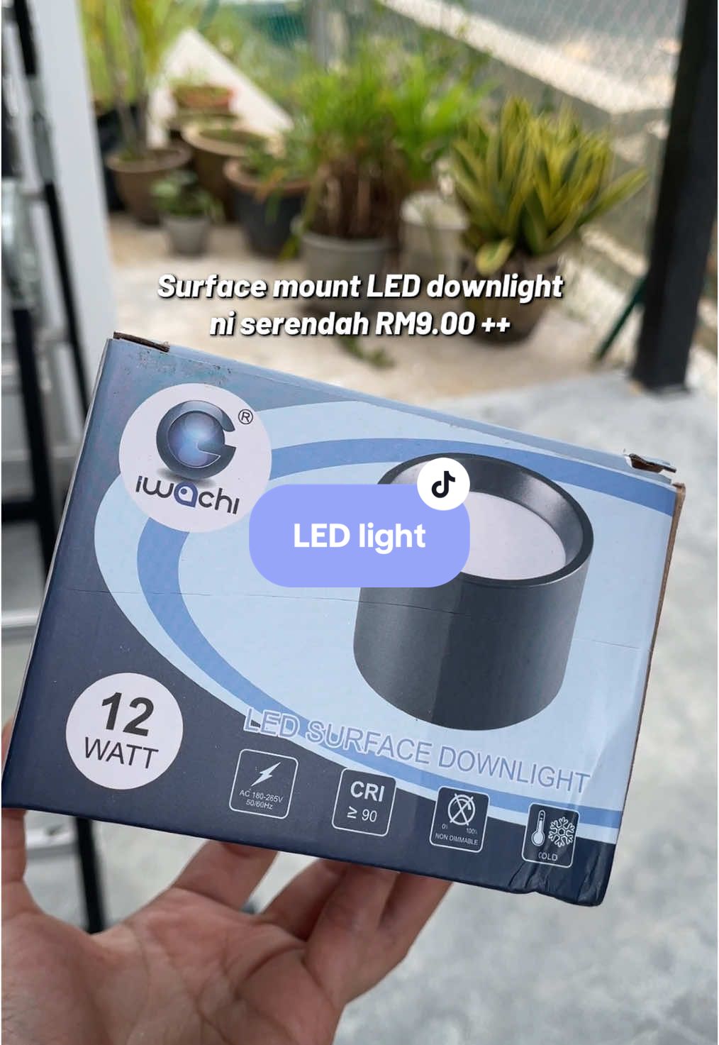 Bosan pakai lampu biashe2 so korang boleh tukar dgn lampu ni😍✨ Nampak mahei tp mur mur je tau! #ledlight #surfacelight #lampu 