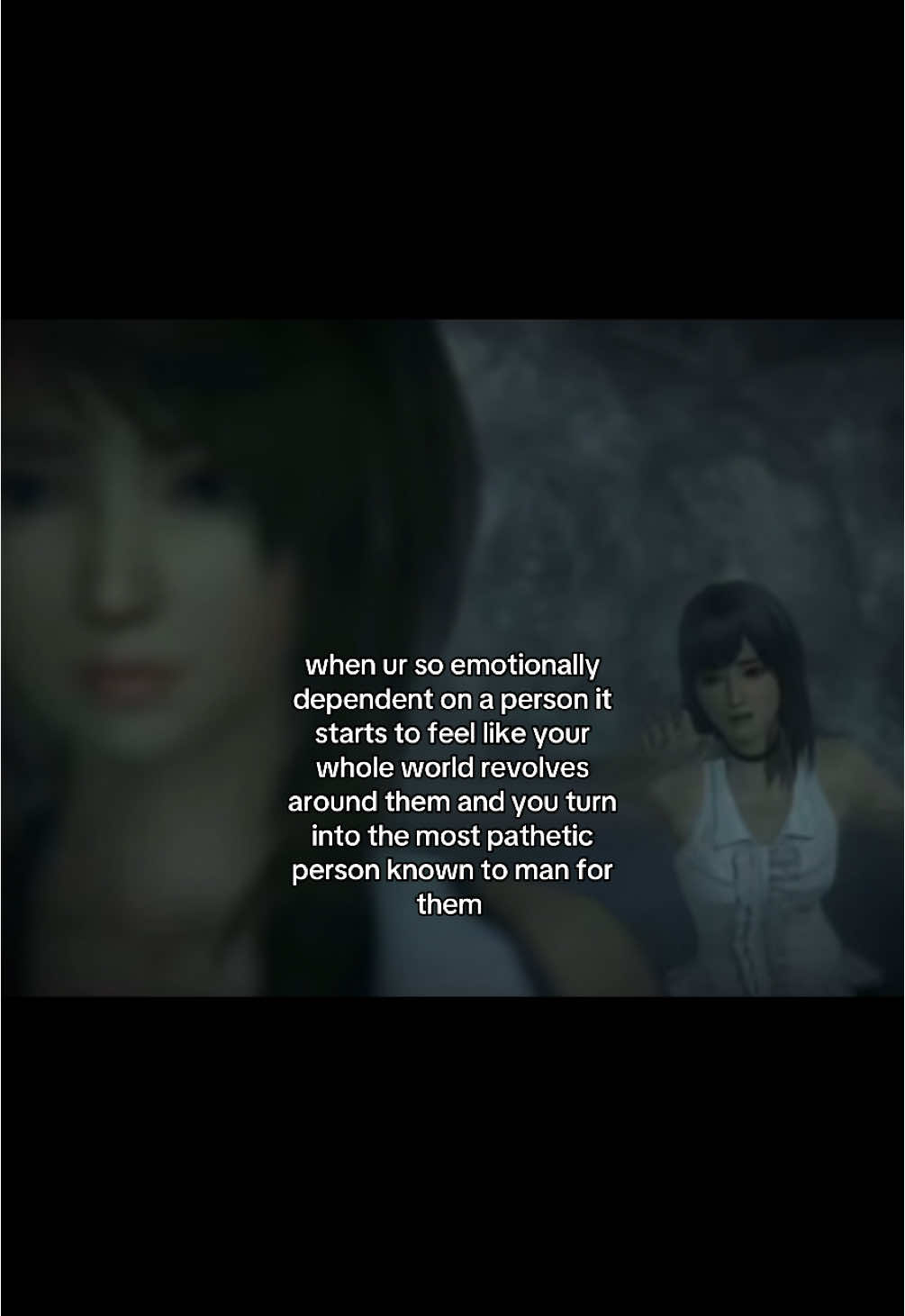 i wish i wasnt like this #fatalframe #yurikozukata #yuri #fatalframe5 #miu #miuhinasaki #emotionaldependency #emotional #dependency #depend #mh #vents #fyp #foryoupagе #foru #fup #fyyp 