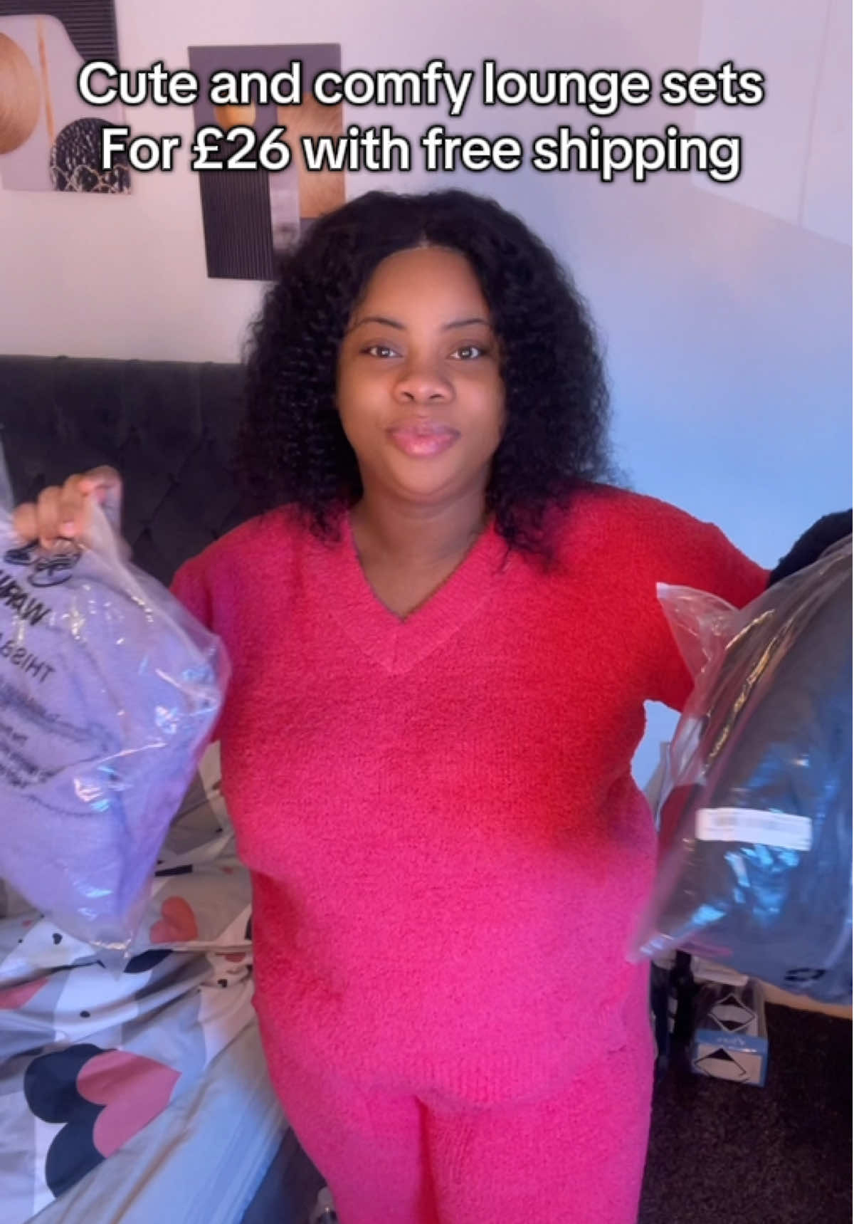 🎀Cosy vibes🎀 #womenfashion #loungewear #pink #pyjamas #Tiktokmademebuyit 