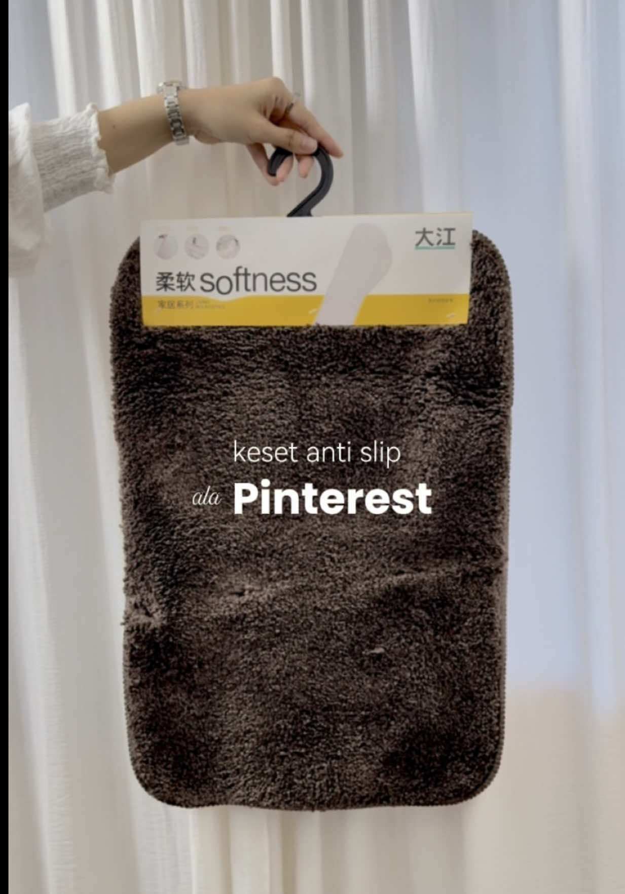 Keset ala pinterest yang daya serapnya oke banget dan looksnya sangat minimalis✨ #keset #ohsome #matt 