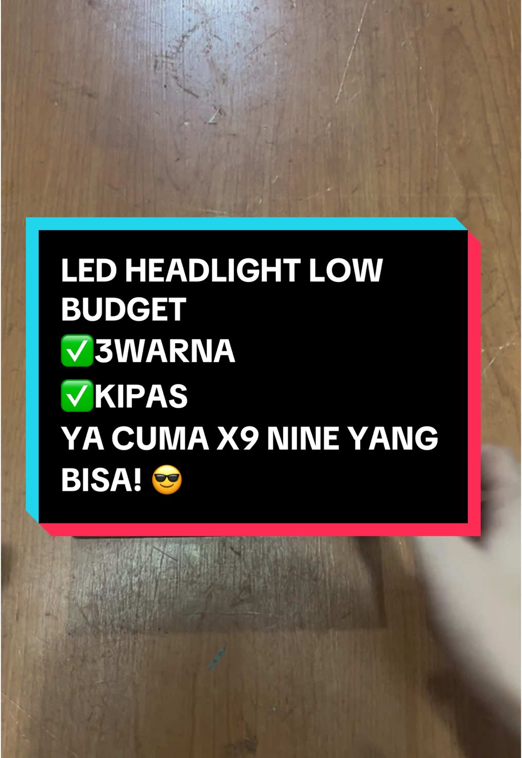 LED headlight mobil ✅3 color in 1LED socket H4 H11 ✅kipas bikin lebih awet cuma 200ribu an ya cuma X9 dari Nine yang bisa 😎 #nineluminos #nineluminosled #lampuled3warna 