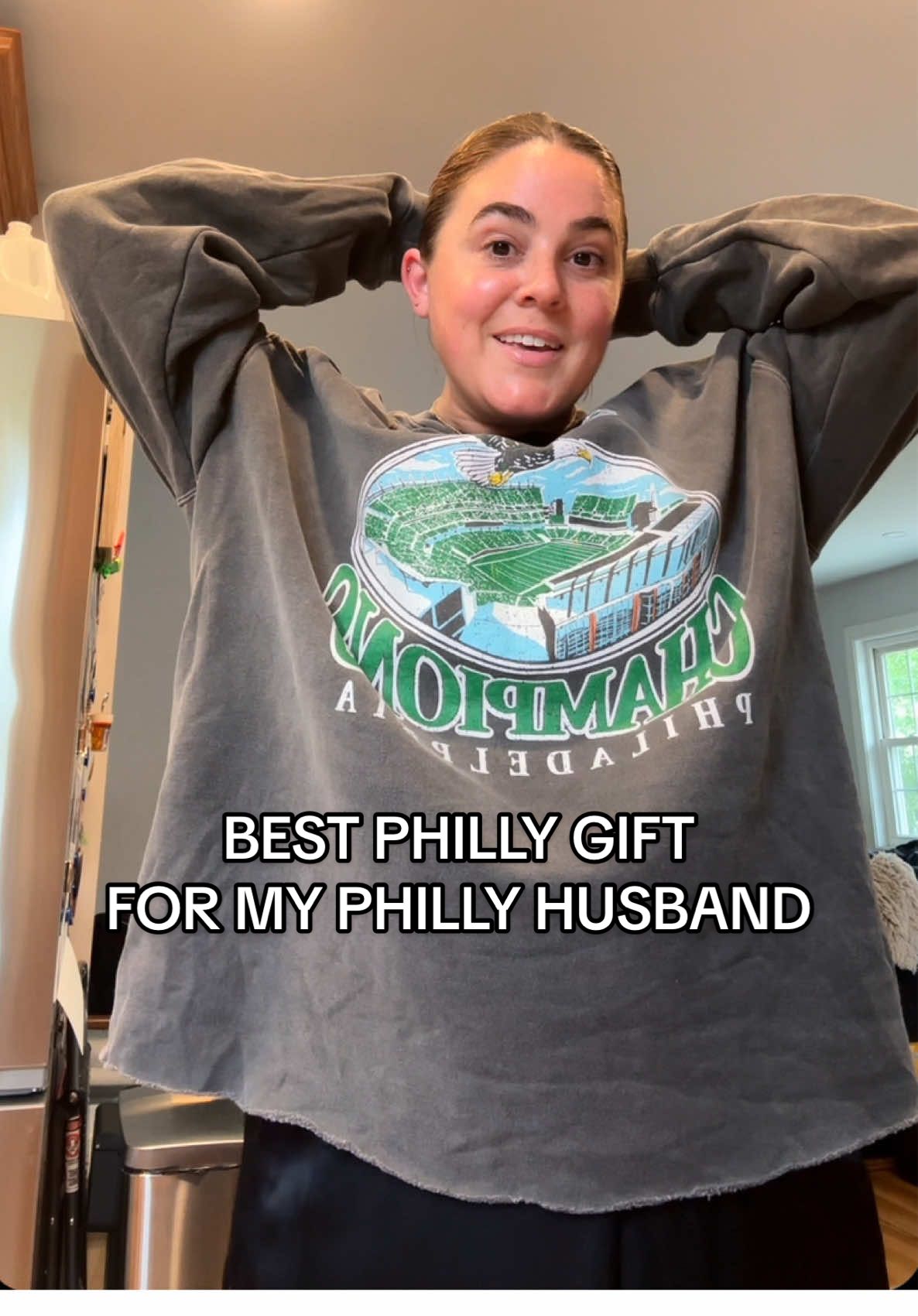 His text to his friends said “wife of the year” so I think I did pretty well 😜  @Cooper DeJean @Philadelphia Eagles  #husband #philly #eagles #phillytiktok #reaction #unboxing #autograph 