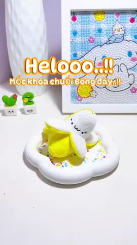 Chuối bông không chỉ làm móc khóa, mà còn có thể làm quà tặng, vật trang trí decor, siêu cưng luôn nha..!!#xuhướng #fyp #móckhóa #móckhóachuốibông #decor #trangtri #phụkiện #vairal #review #unboxing #nổđơnx1000 #nổđơnx1000 