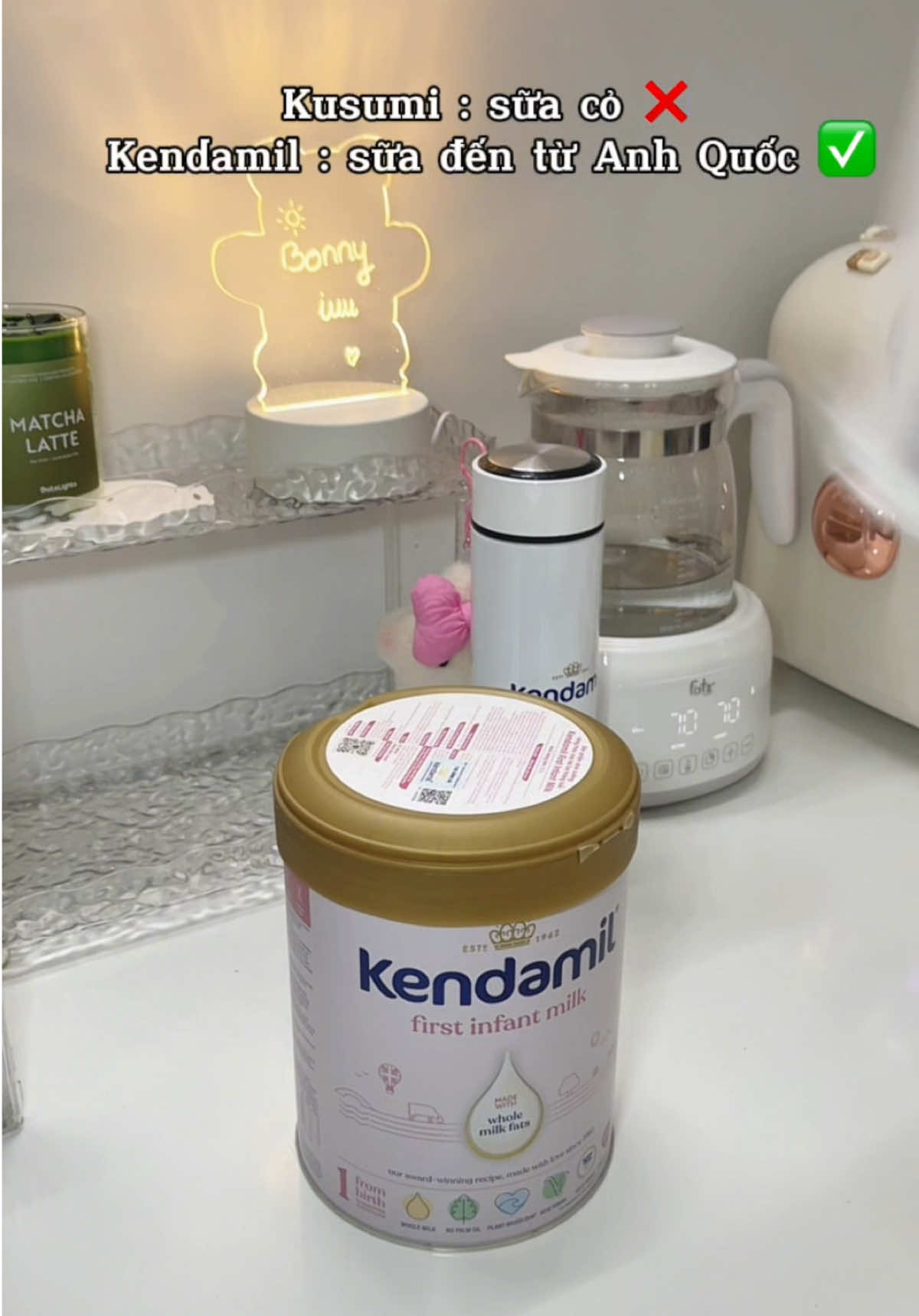 Có mom nào cho bé uống sữa Kendamil không ạ . Chào nhau cái nha 😚✨💕   #phasuachobe #kendamil #gocphasua #mevabe #xuhuong #viral #fyp 