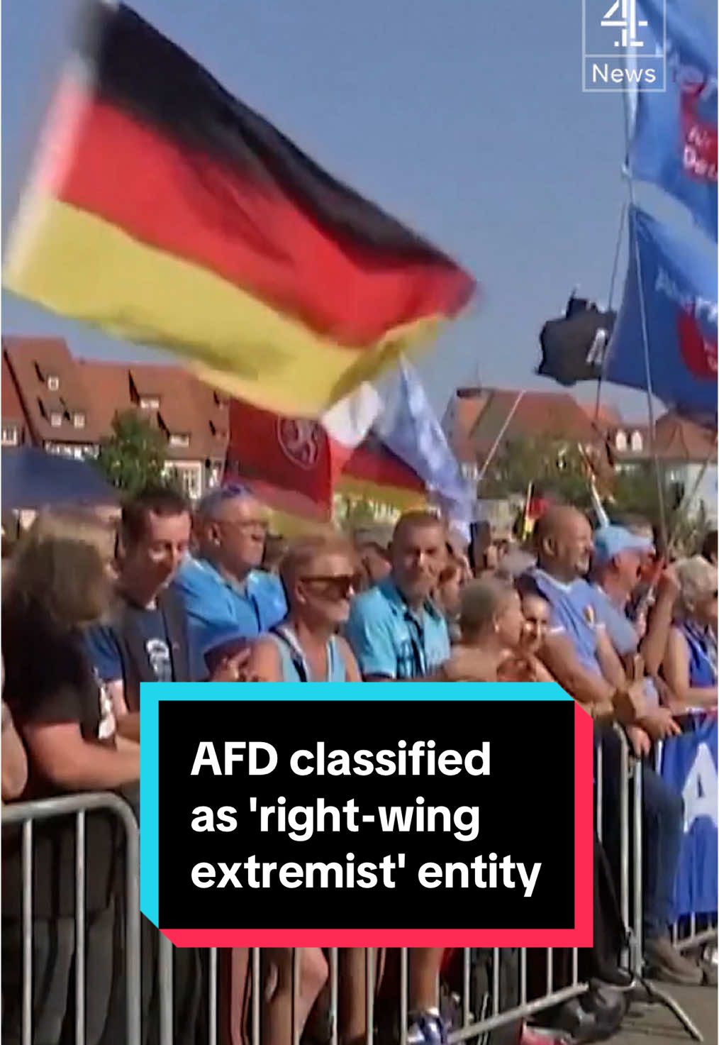 Germany's domestic intelligence agency has classified the Alternative for Germany as a 