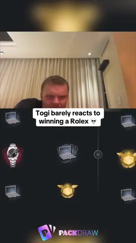 Togi barely reacts to winning a Rolex 💀 #togi 