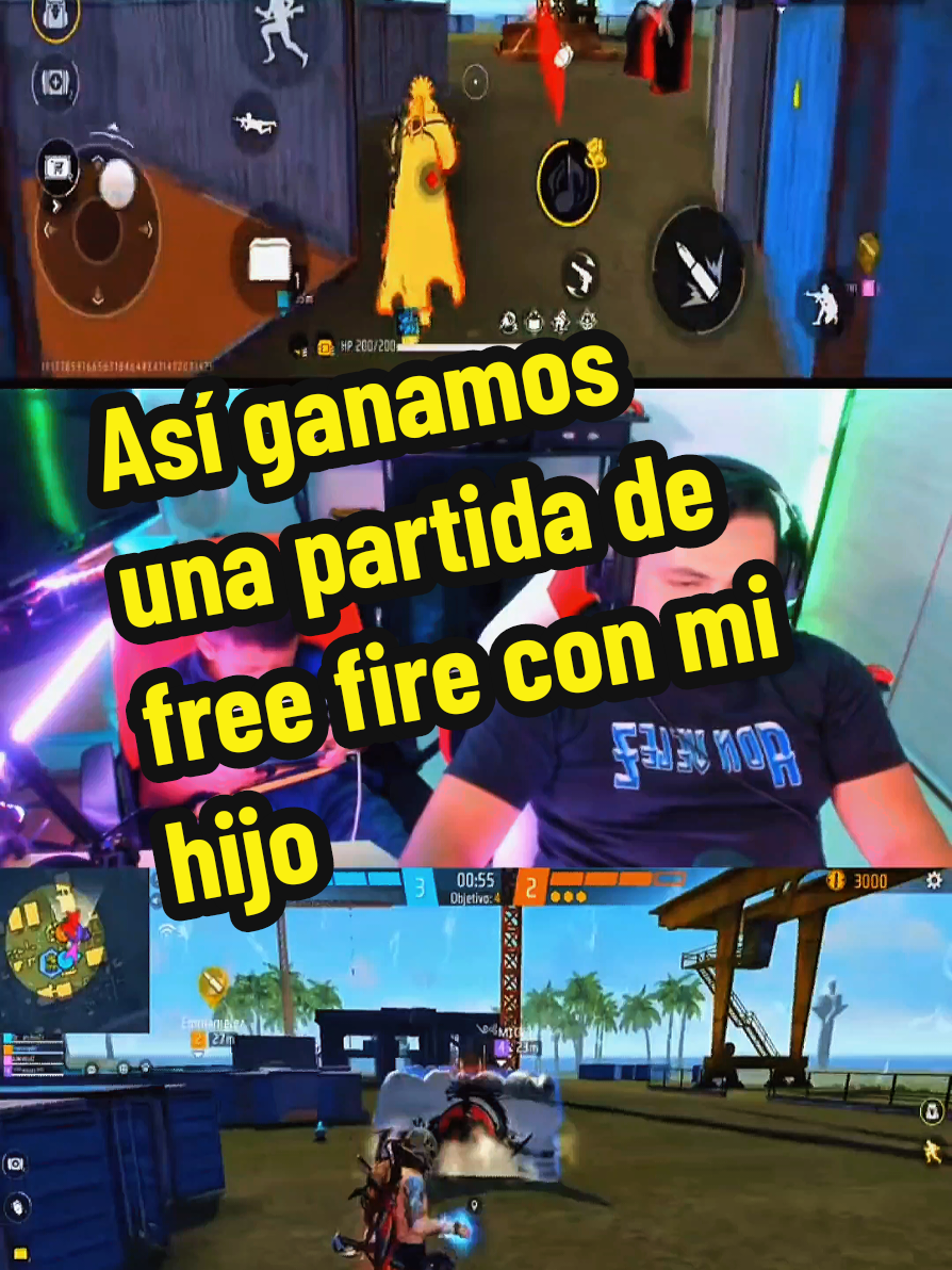 Así ganamos una partida en free fire con mi hijo #freefire #creatorsearchinsights #garenafreefire #paratiiiiiiiiiiiiiiiiiiiiiiiiiiiiiii #hijo 
