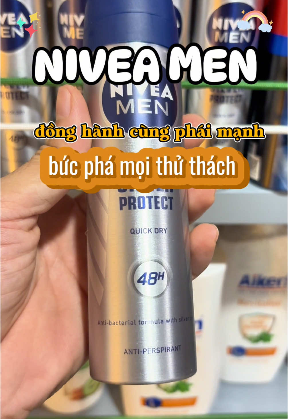NIVEA MEN – Khử mùi tự tin với công nghệ phân tử bạc, giải pháp tiết kiệm cho nam giới NIVEA MEN ứng dụng công nghệ phân tử bạc giúp hỗ trợ ngăn mùi hiệu quả, mang lại cảm giác khô thoáng và sạch sẽ suốt nhiều giờ. Với mức giá hợp lý và thời gian sử dụng lâu dài, sản phẩm là lựa chọn tiết kiệm dành cho phái mạnh trong cuộc sống năng động hàng ngày. Tự tin hơn mỗi khi xuất hiện – chọn NIVEA MEN.#nhitapriviuuu #review #tutin #xuhuong #48hkhothoang #xitkhumuitoanthan #niveamen #xitkhumui #