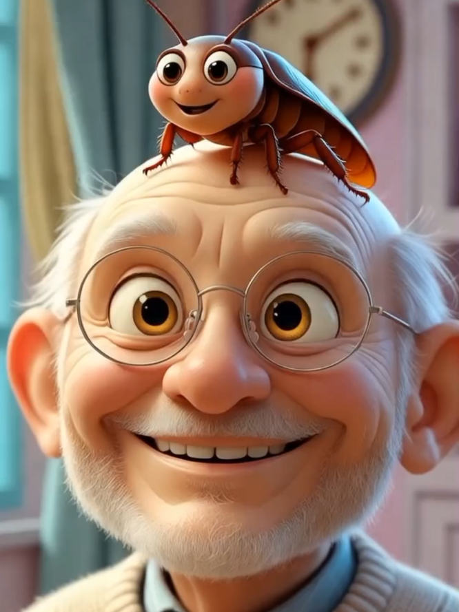 Eu vi uma barata na careca do vovô!🥰🤎 Vídeos infantis todos os dias! #tiktokkids #galinhapintadinha #criança #kidsoftiktok #musicasinfantis #babysoftiktok 