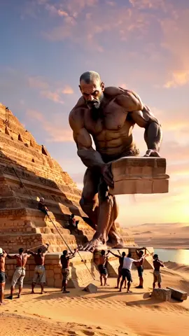 How the pyramids were made #alien #ai #giants #pyramids #desert #fyp #cadamitologia 