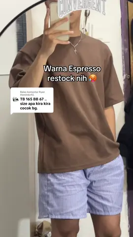 Membalas @Ryan Handoko92. Ambil size M bang #aezy #novoidminds #oversizedshirt #kaospremium #kaospolos #brandlokal #gajiansale 