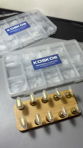 Koskoe short size softgel tips, 15sizes 300pcs per box