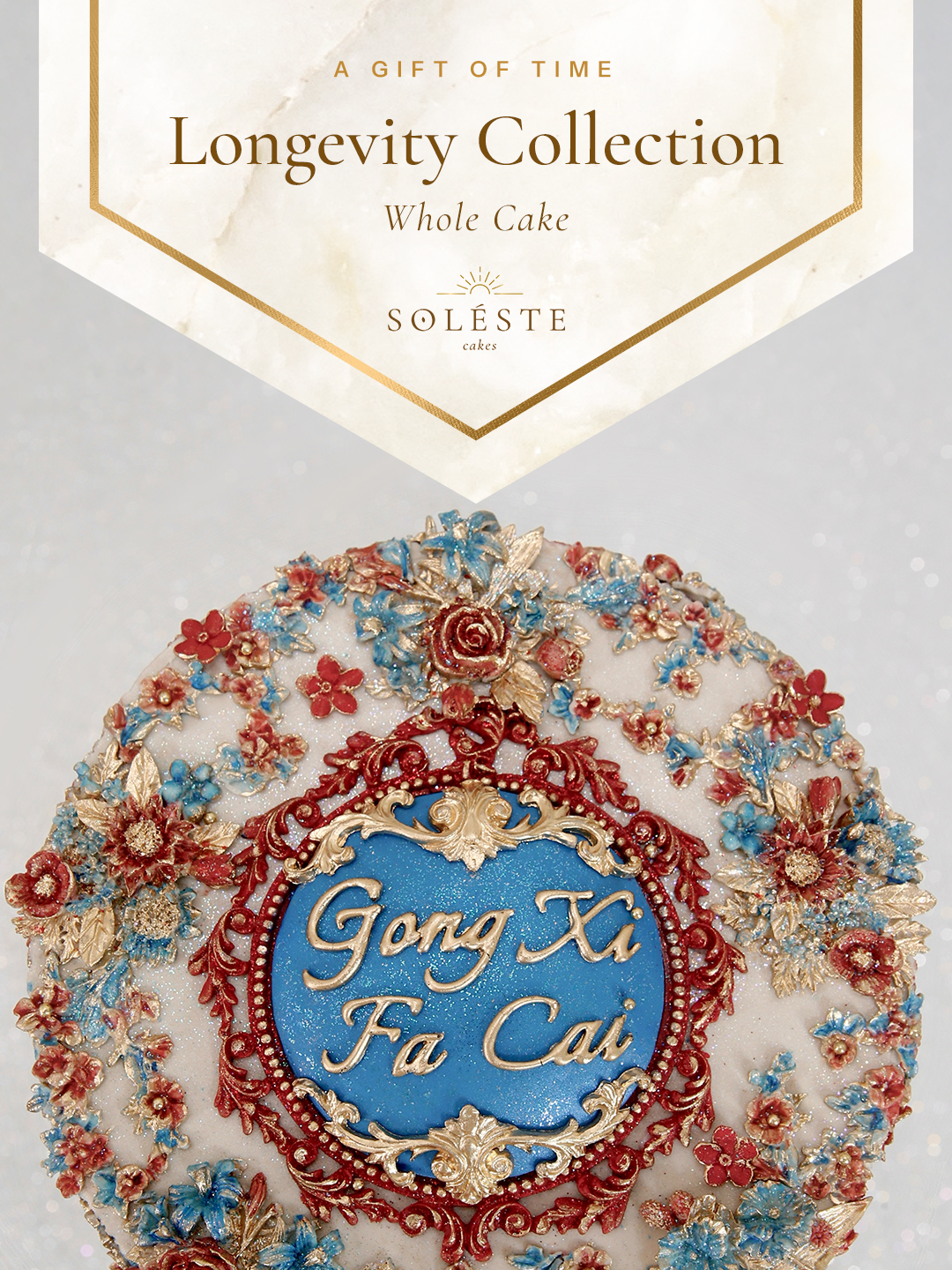 ‘Soléste Whole Cake - Longevity Collection’ Our Longevity Single Cake is more than a treat – it’s a heartfelt gesture wrapped in flavor and tradition. Crafted with care, perfect for one, remembered by many. Perfect for heartfelt gestures, personal blessings, or sweet indulgence. Pre-Order: H-14 Untuk info harga terbaru atau order, silahkan WA admin kami 089525195151 , atau klik link WA di bio kami. Kunjungi Instagram kami juga di @soleste.cakes #CNY #LunarNewYearCake #LongevityBlessings #SolésteCakes #HandcraftedWithLove