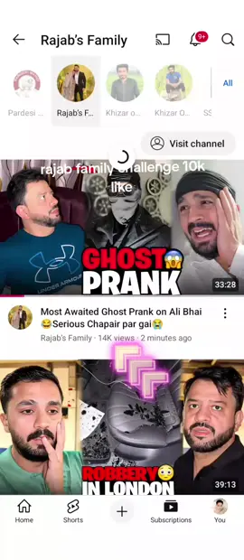 Rajab family challenge 10k like 