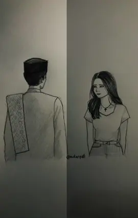 ini buat yg req versi cowok muslim & cewek non muslim #CapCut #fyp #trend #liriklagu #fourtwnty #mangu #bedaagama #drawing 