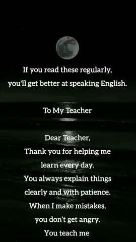 To my teacher#learnenglish #LearnOnTikTok #for #fyp #reading #speakingenglish #practice @🔶🔷Practice Your English🔷🔶 @🔶🔷Practice Your English🔷🔶 @🔶🔷Practice Your English🔷🔶 