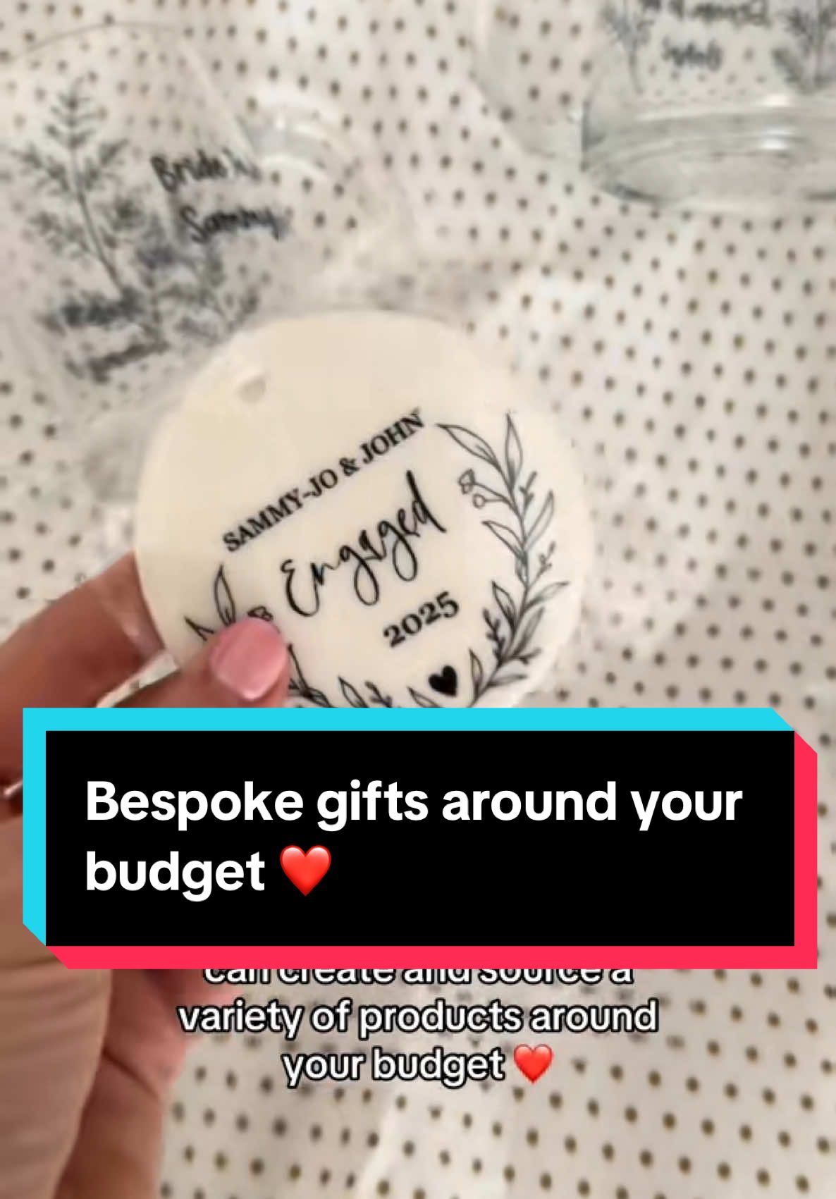 Bespoke gifts around your budget ❤️ link in the bio 15% off everything online for pay day weekend #payday #paydaysale #viralvideos #teamwork 