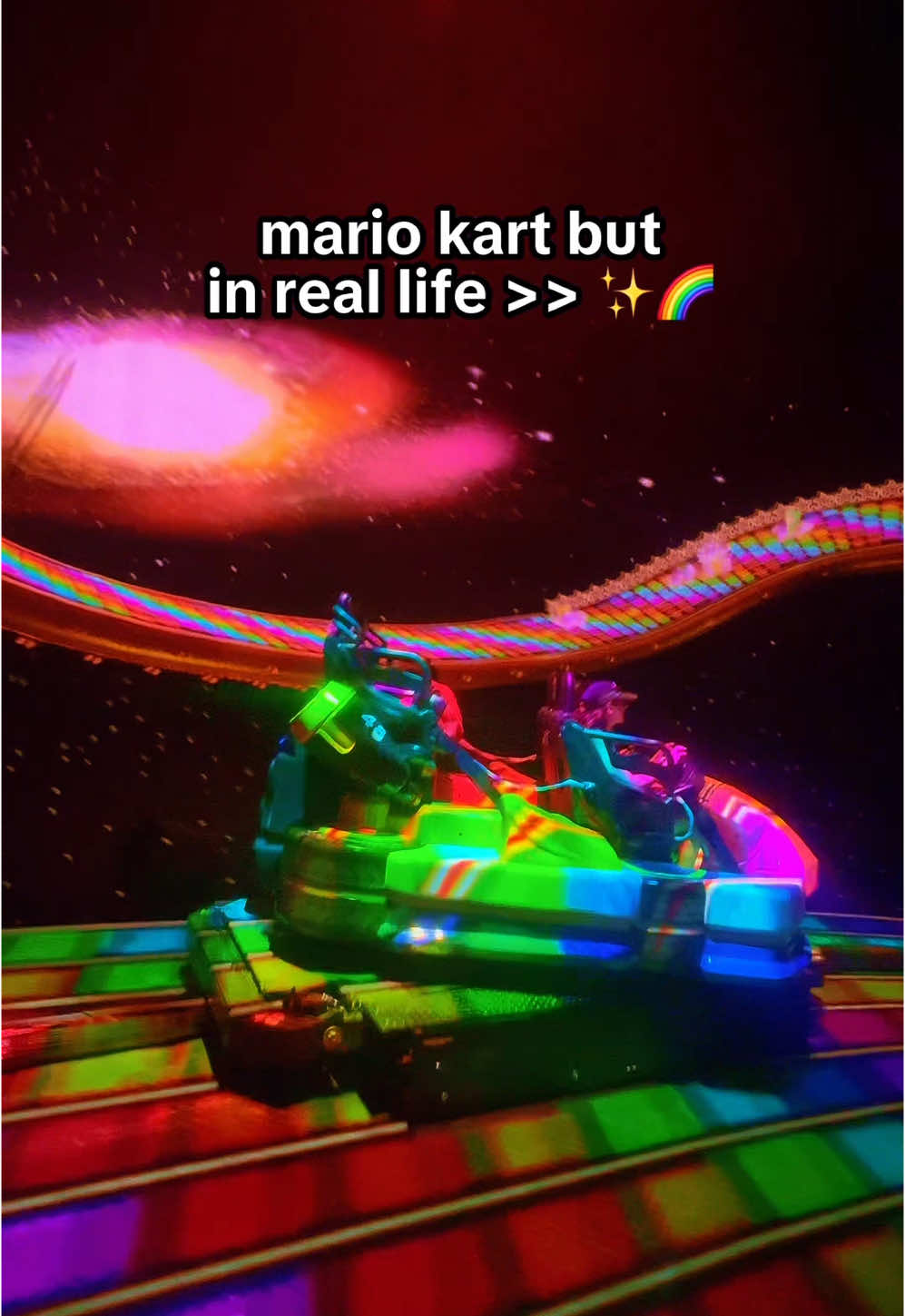 Your first @ has to go to EPIC UNIVERSE with you! 🥰 #epicuniverse #mariokart #themepark #universalorlando 