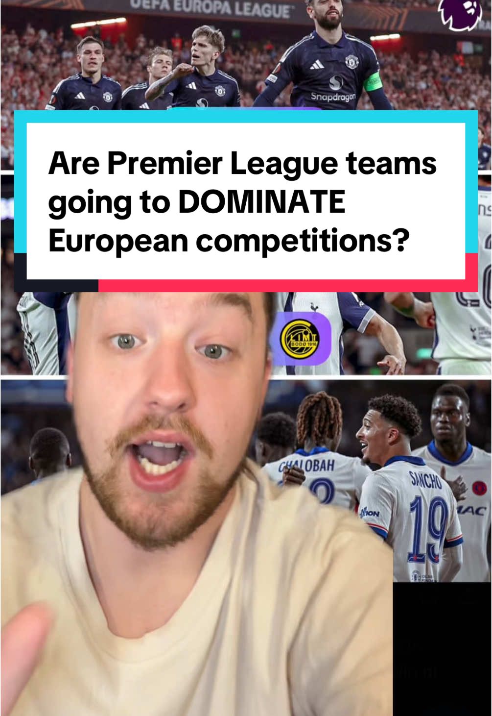 Are Premier League teams going to DOMINATE European competitions? With Spurs, Manchester United and Chelsea cruising in Europe and potentially 9 premier league teams competing next seasons between the champions league, Europa league and conference league, is there a problem? #europaleague #championsleague #PremierLeague #manchesterunited #spurs #chelseafc #arsenalfc #liverpoolfc #manchestercity #rorytalksfootball 