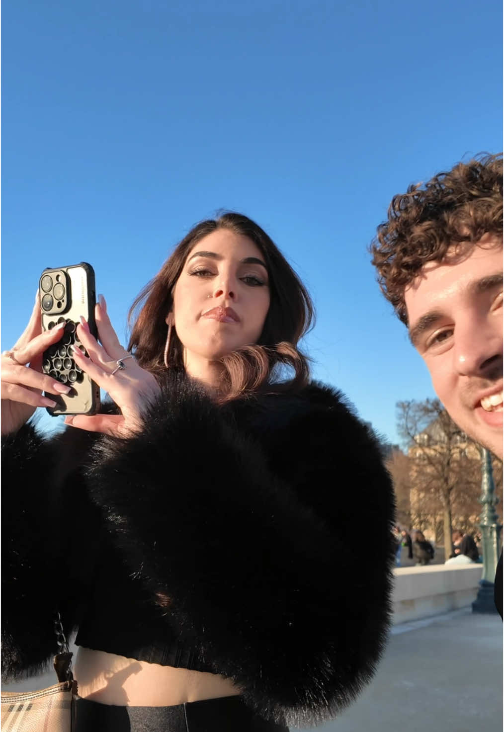 La réaction à la fin 😍 @Imma in Paris 