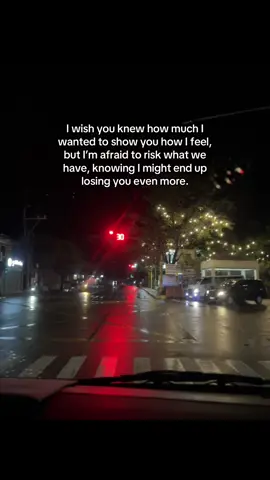 holding back to avoid regret, only to find a different kind of regret.